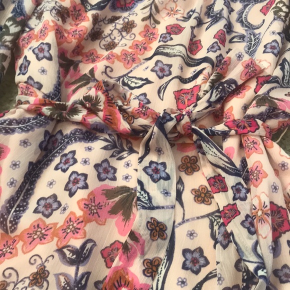 🌸NEW🌸 Ann Taylor Loft Pink Flower Dress - Picture 5 of 15